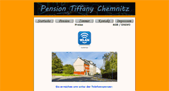 Desktop Screenshot of pension-tiffany-chemnitz.de